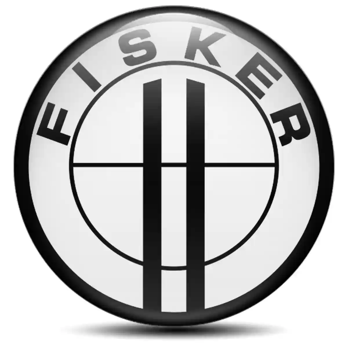 Fisker Logo Silicone Emblem Self-Adhesive Sleek Style