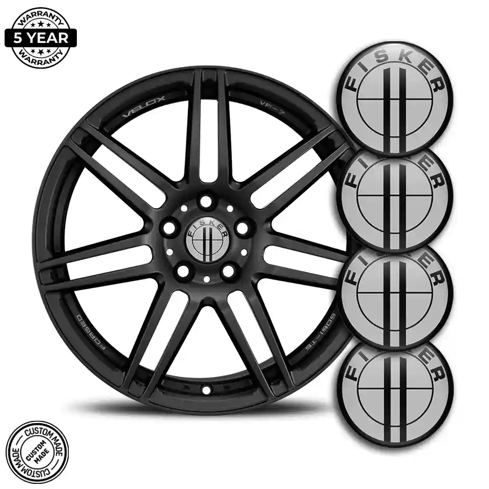 Fisker Logo Silicone Emblem Sleek Style