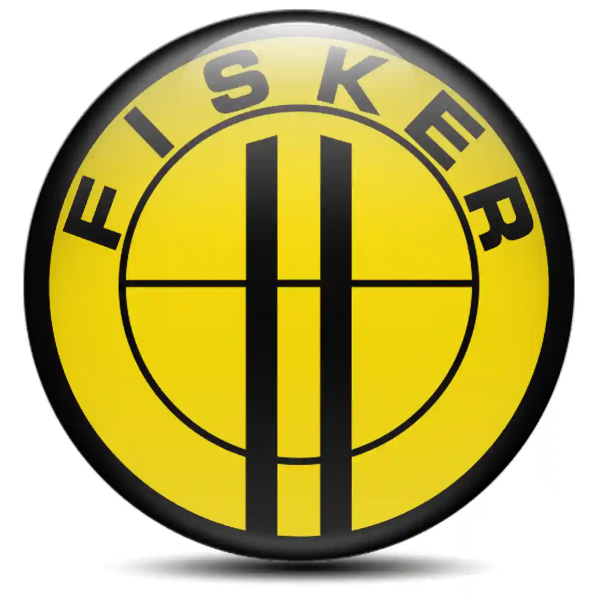 Fisker Logo Sticker Sleek Style