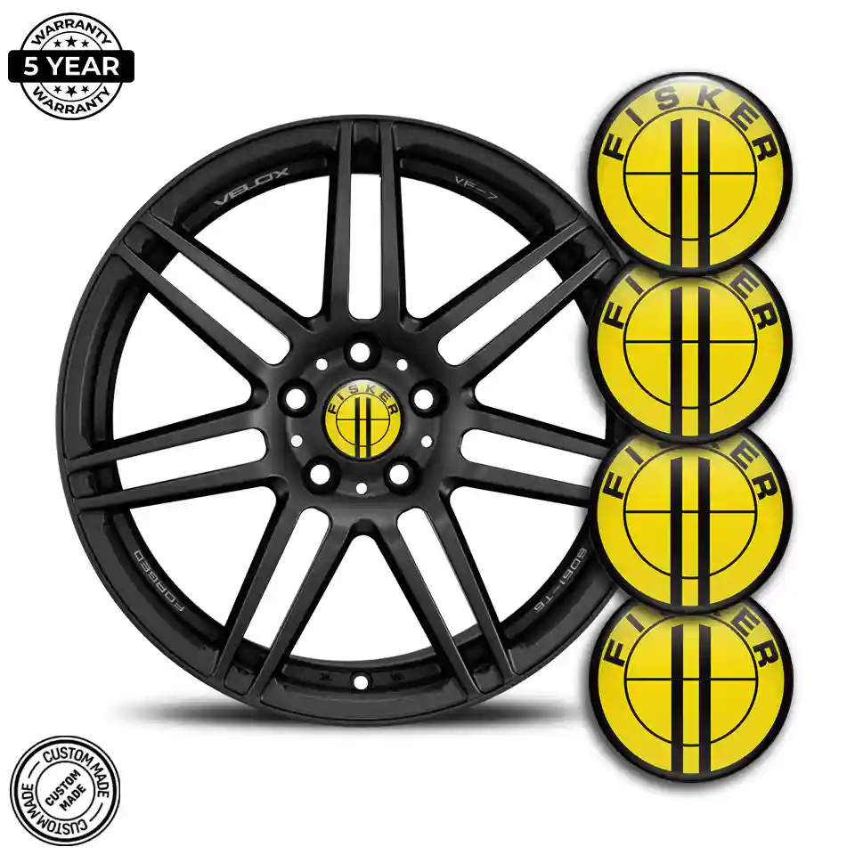 Fisker Logo Sticker Sleek Style