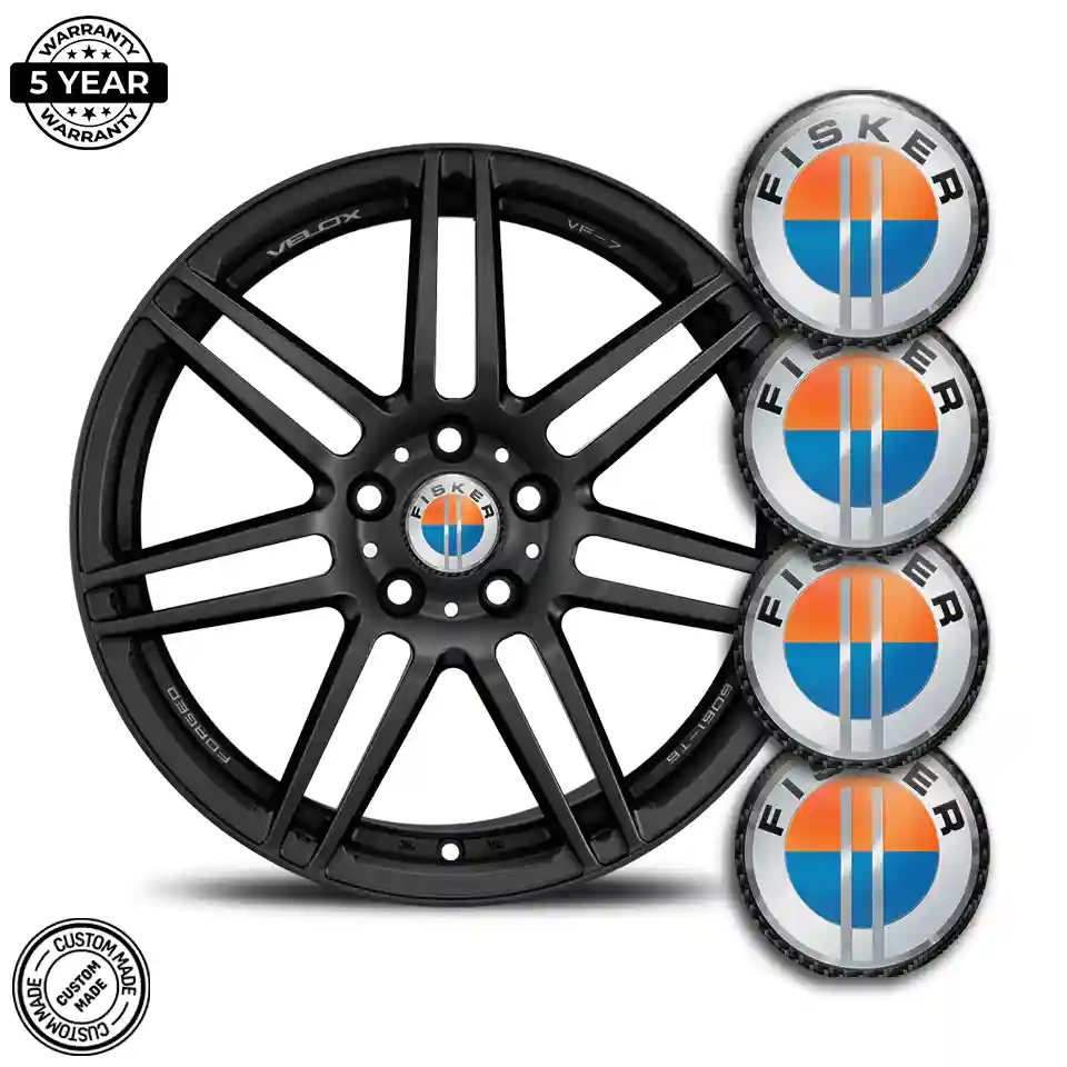 Fisker Silicone Sticker Self-Adhesive Sleek Style