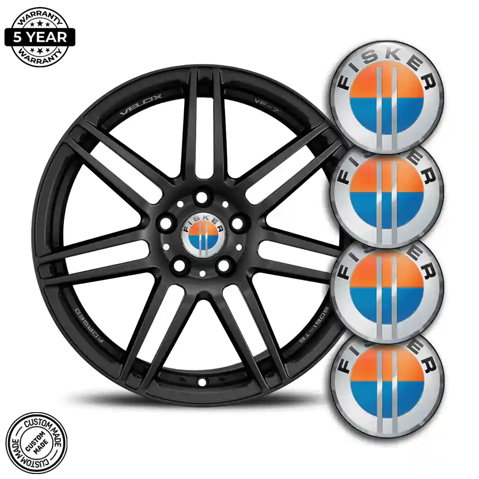 Fisker Sticker Epoxy 3D Gel Sleek Style