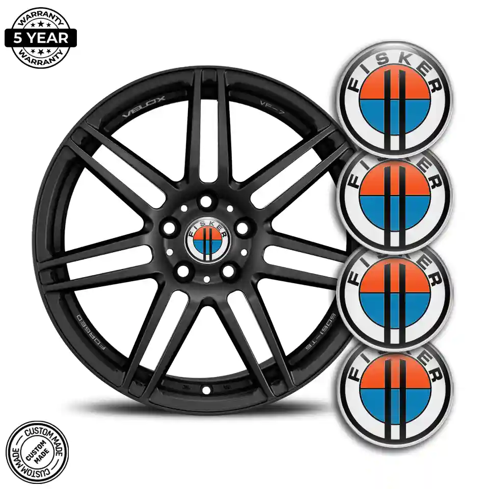Fisker Wheel Emblems Sleek Style