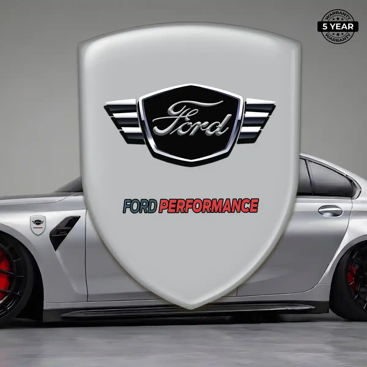 Ford 3D Badge Sticker Sleek Style