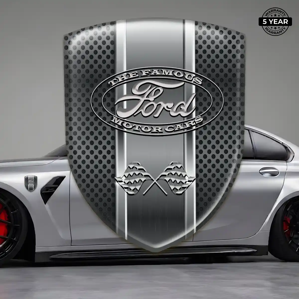 Ford 3D Gel Sticker Refined Design