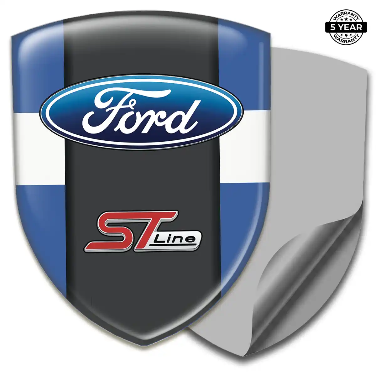 Ford 3D Gel Sticker Sleek Style
