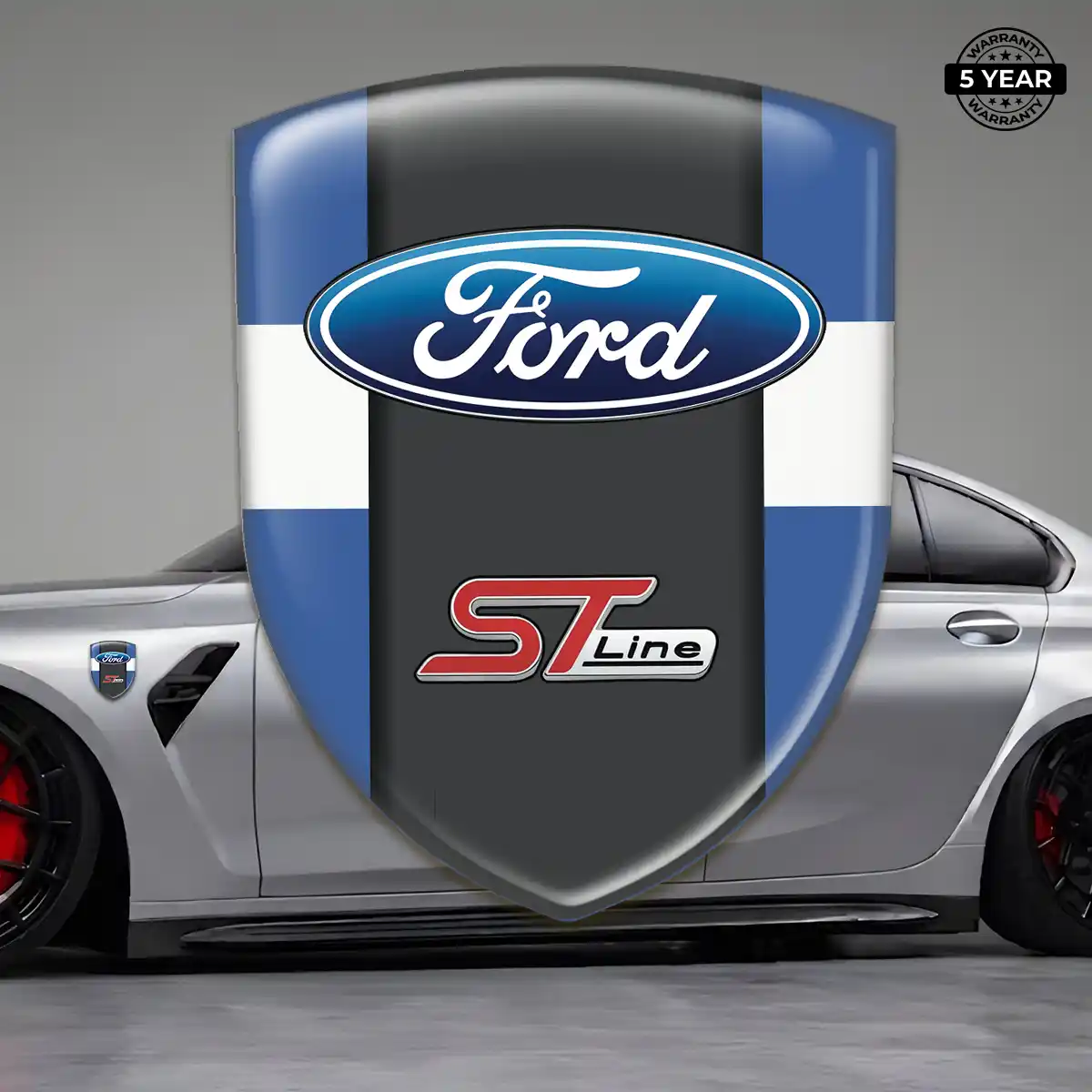 Ford 3D Gel Sticker Sleek Style