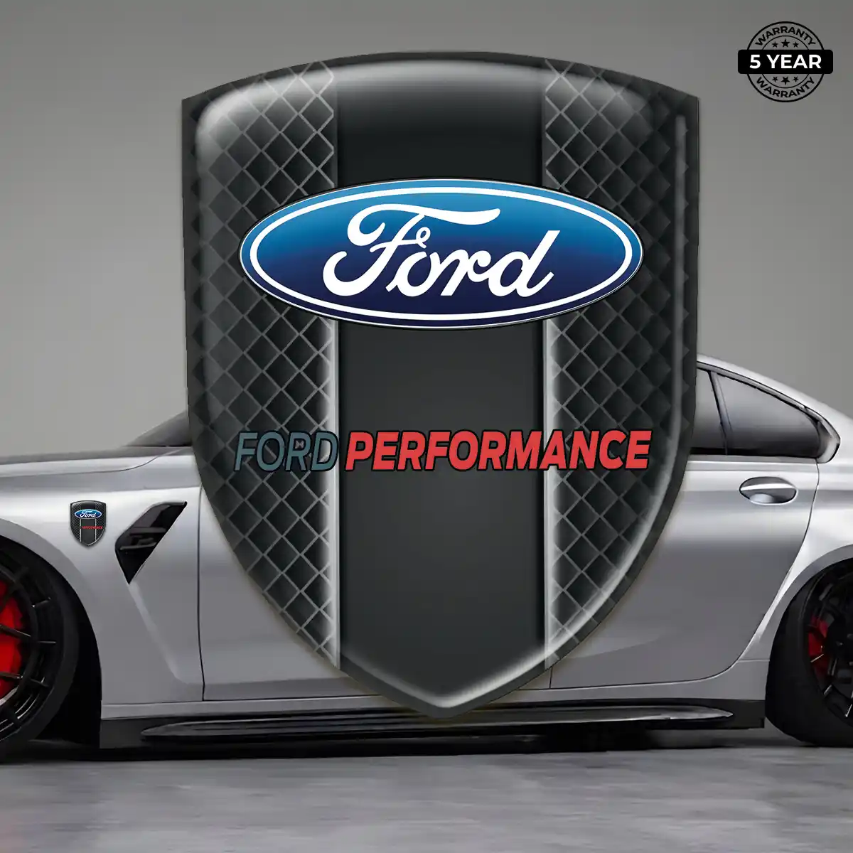 Ford 3D Logo Sticker Refined Design