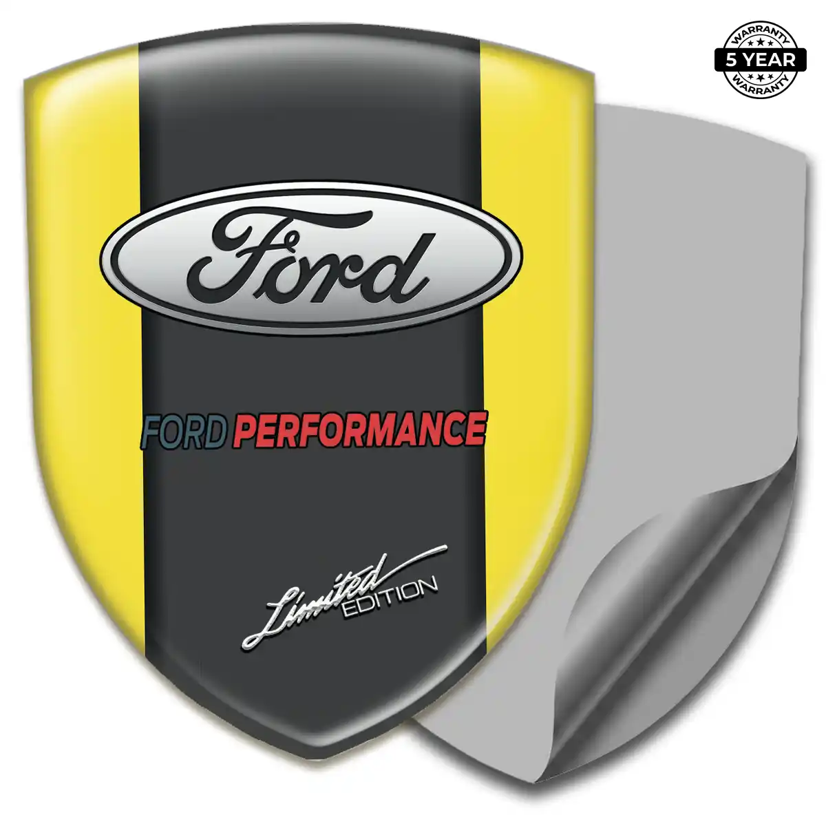 Ford 3D Logo Sticker Sleek Style