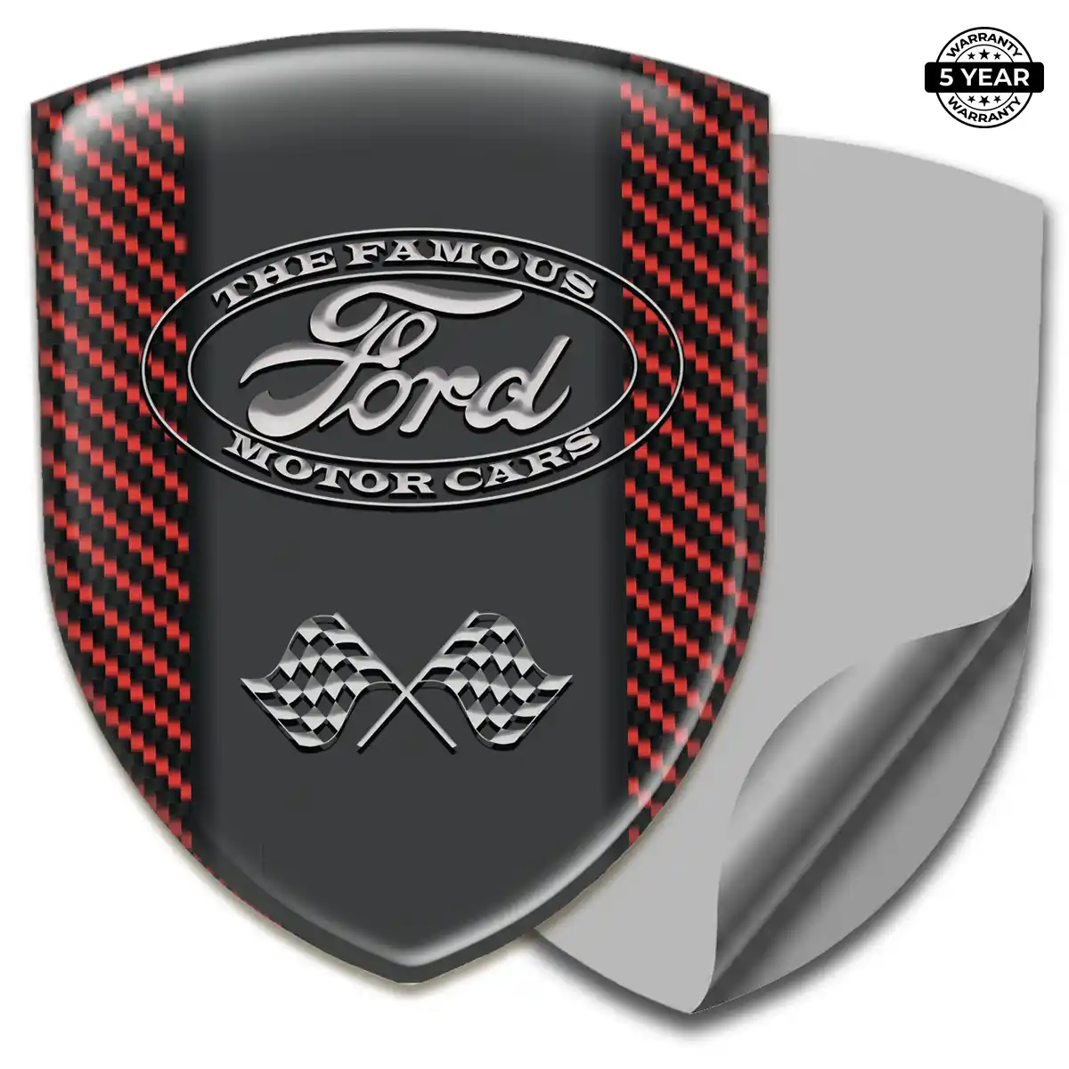 Ford 3D Resin Sticker Refined Design