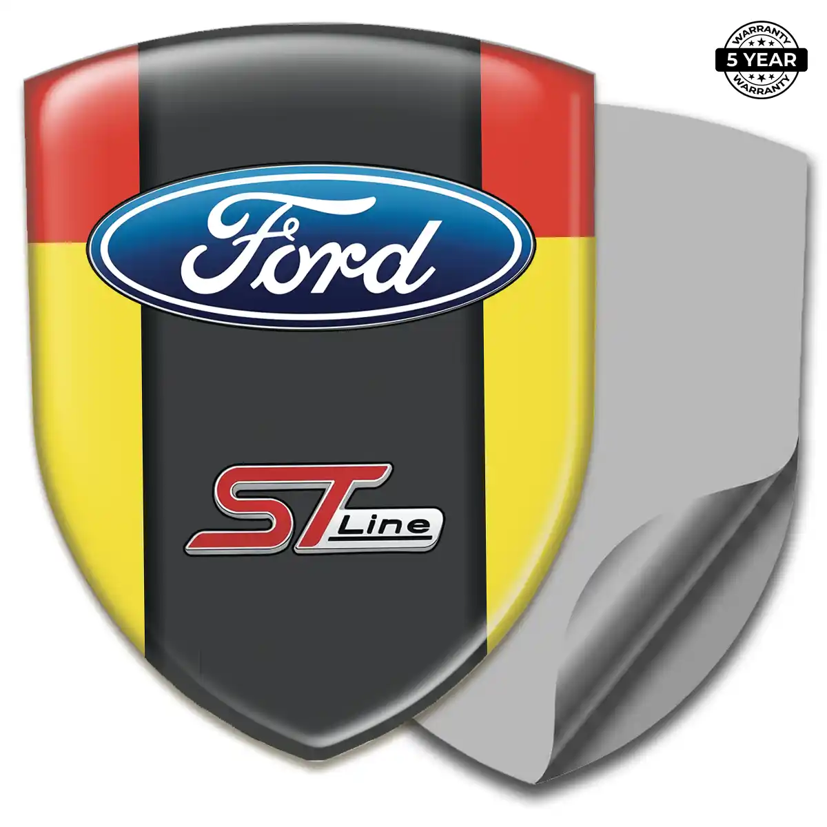 Ford 3D Resin Sticker Sleek Style