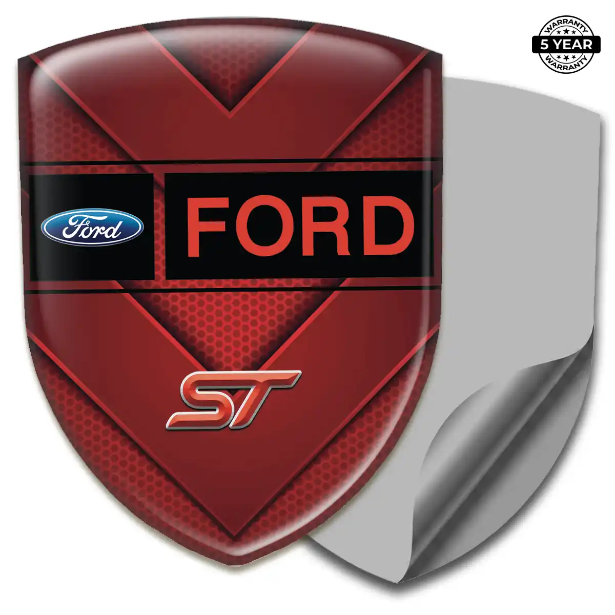 Ford Automotive Emblem Sticker Sleek Style
