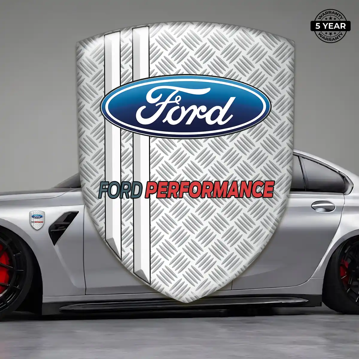 Ford Automotive Resin Decal Sleek Style