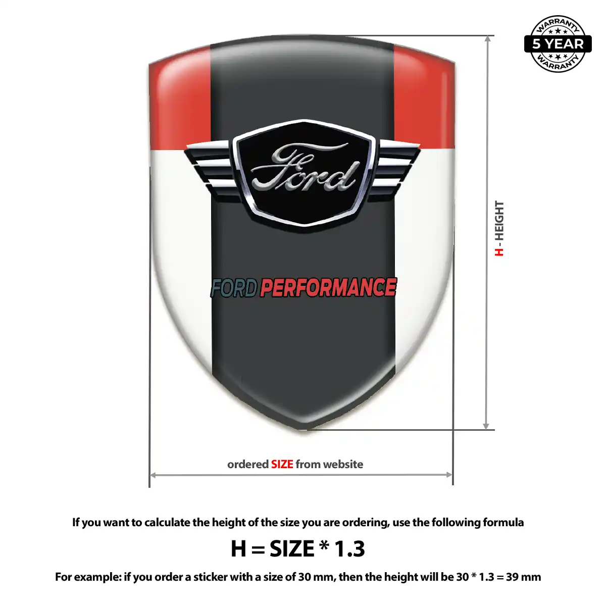 Ford Badge Sleek Style
