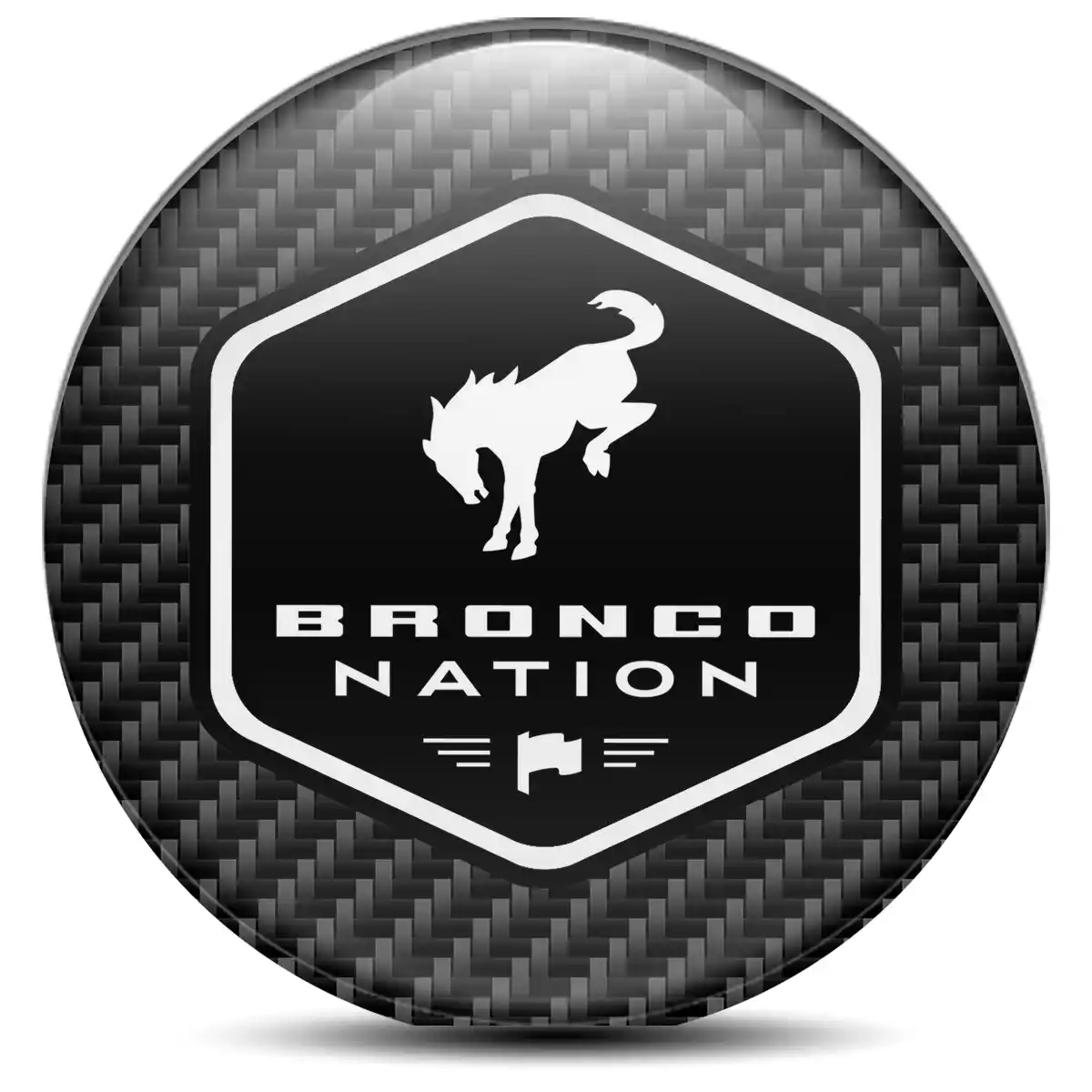 Ford Bronco Domed Sticker Stylish Design