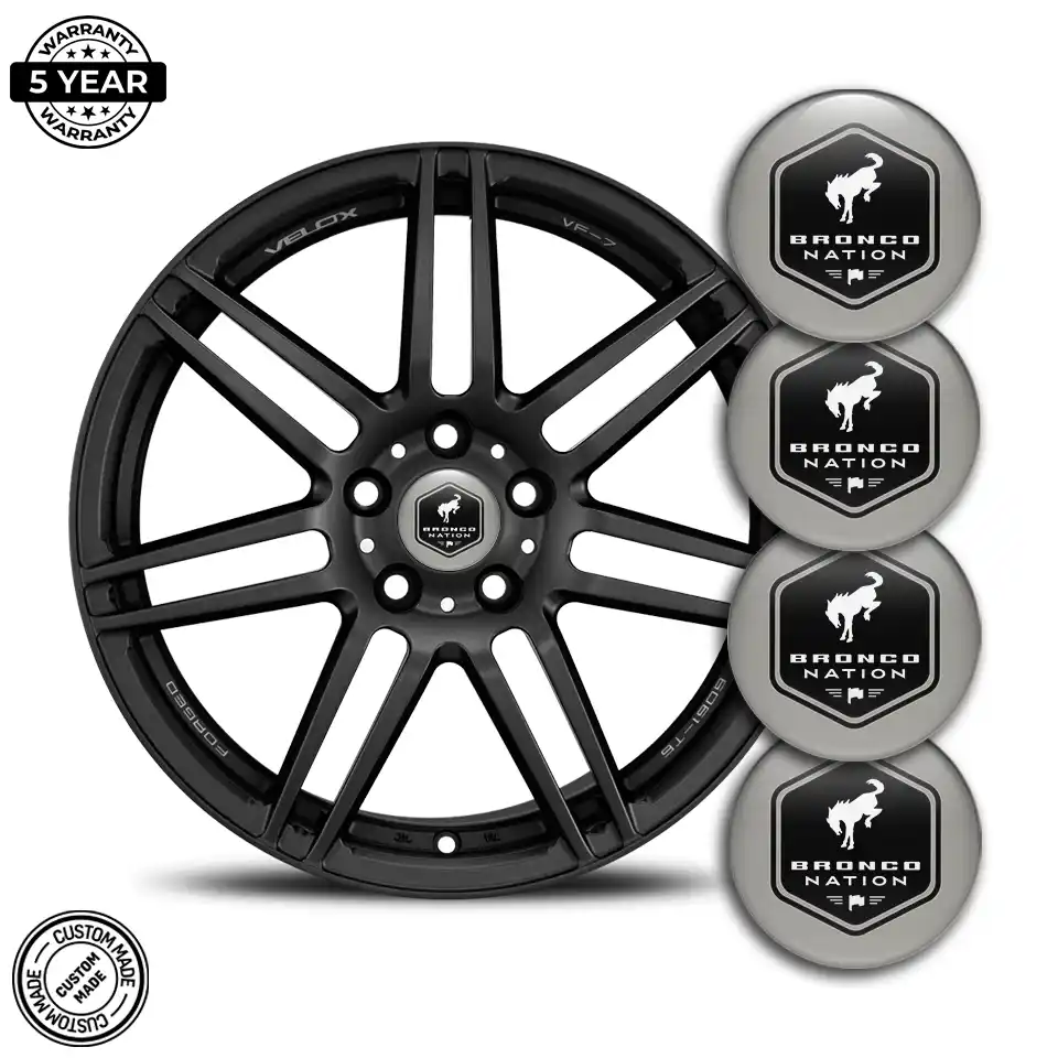 Ford Bronco Logo Silicone Badge Stylish Design