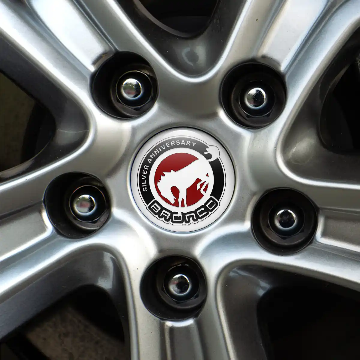 Ford Bronco Logo Silicone Emblem Stylish Design