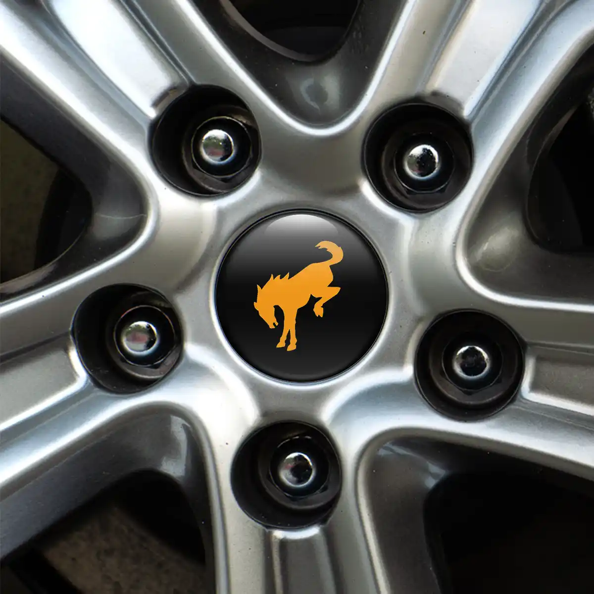 Ford Bronco Logo Silicone Sticker Stylish Design