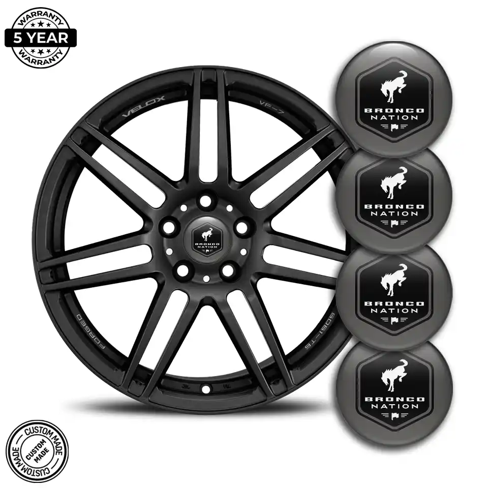 Ford Bronco Silicone Emblem Self-Adhesive Stylish Design