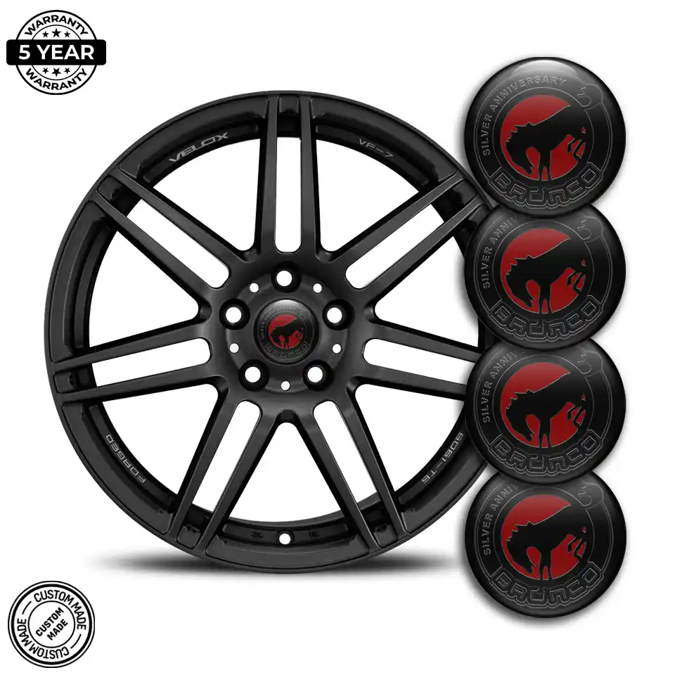 Ford Bronco Silicone Sticker Self-Adhesive Stylish Design