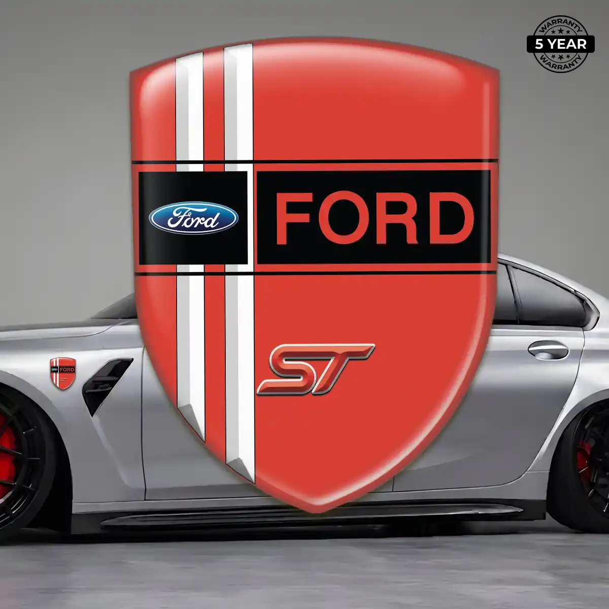 Ford Car Badge Sticker Sleek Style