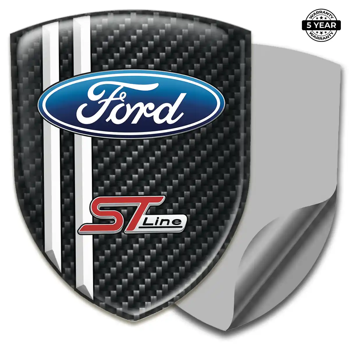 Ford Car Emblem Decal Refined Design