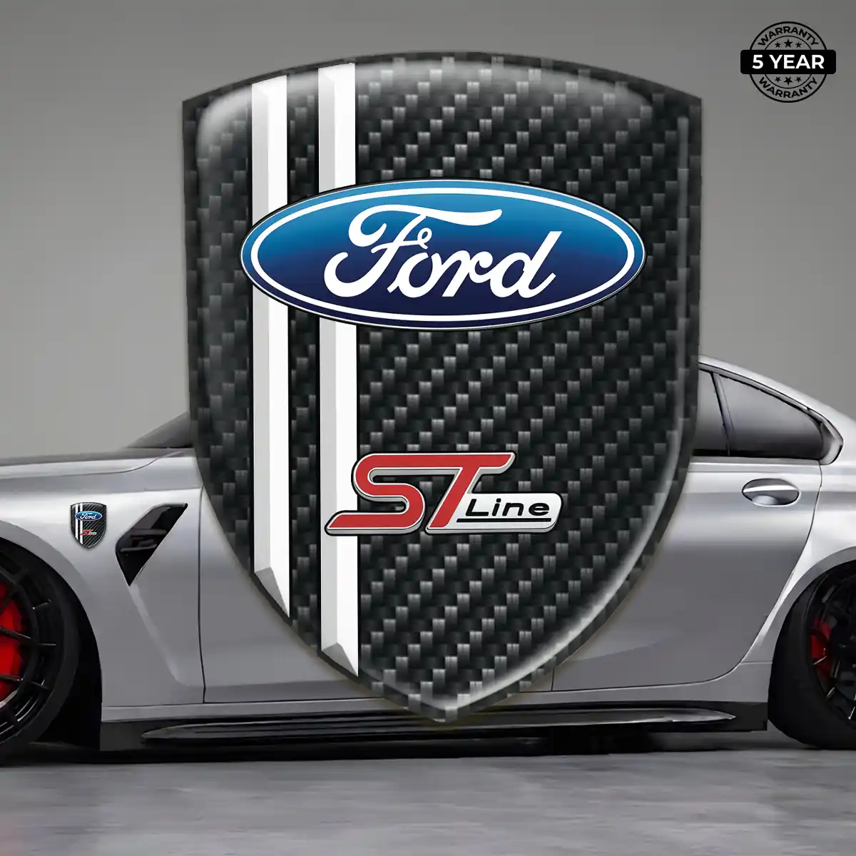 Ford Car Emblem Decal Refined Design