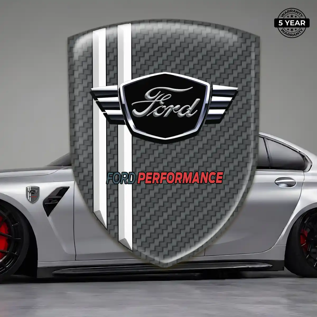 Ford Car Emblem Decal Sleek Style