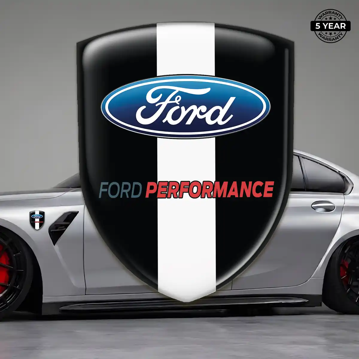 Ford Car Emblem Sticker Sleek Style