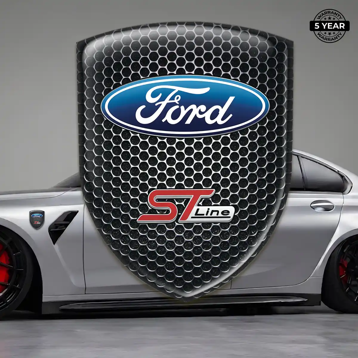 Ford Car Logo Decal Refined Design