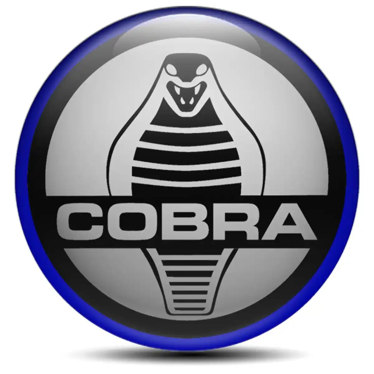 Ford Cobra Domed Emblem Self-Adhesive Stylish Design