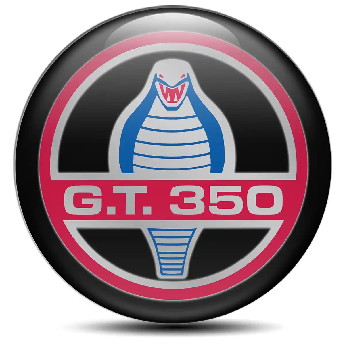 Ford Cobra Logo Silicone Emblem Self-Adhesive Stylish Design
