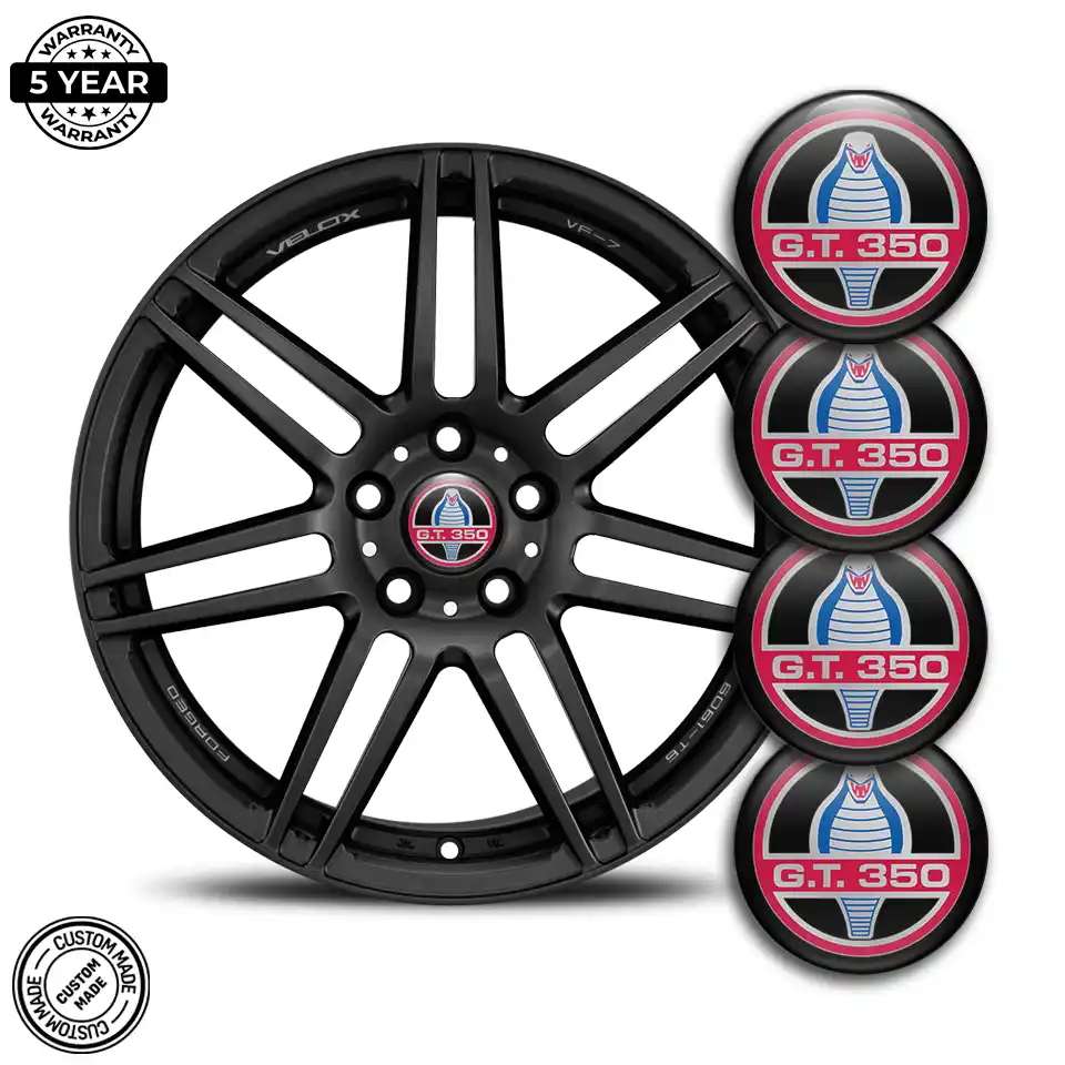 Ford Cobra Logo Silicone Emblem Self-Adhesive Stylish Design