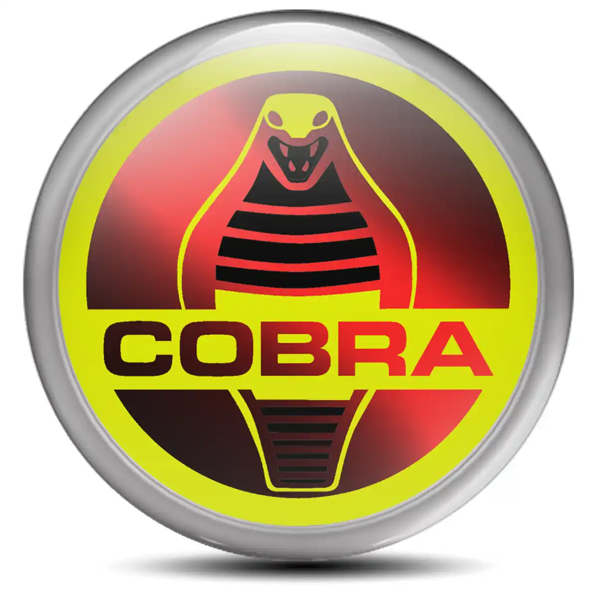 Ford Cobra Logo Silicone Sticker Stylish Design