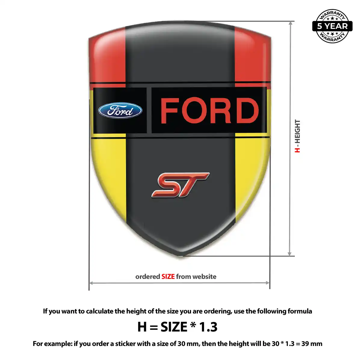 Ford Crest Emblem Elite Finish