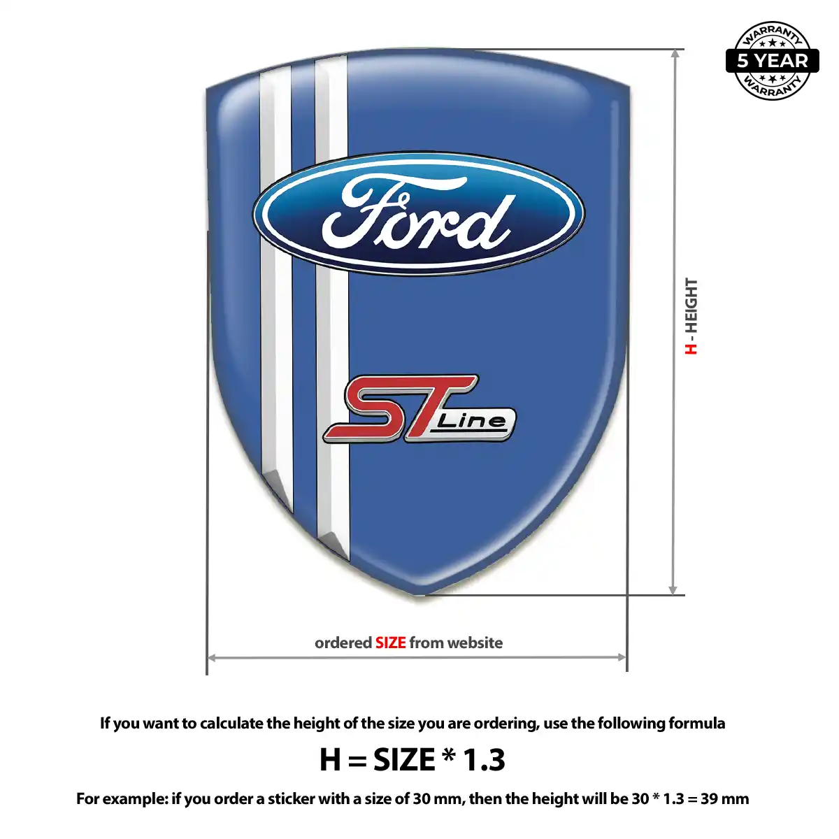 Ford Crest Emblem Refined Design