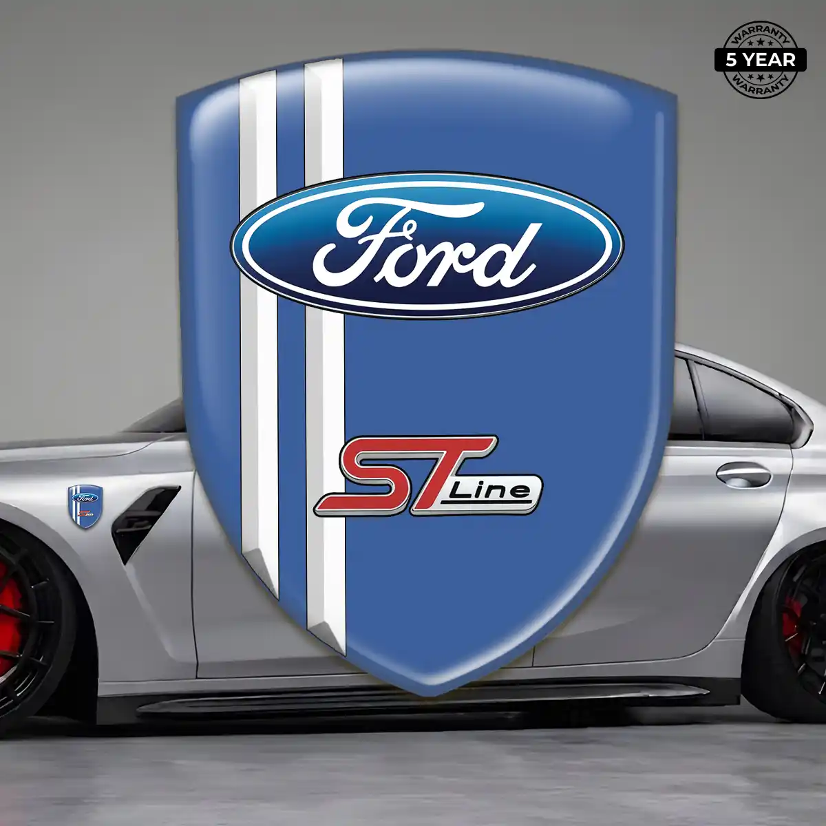 Ford Crest Emblem Refined Design
