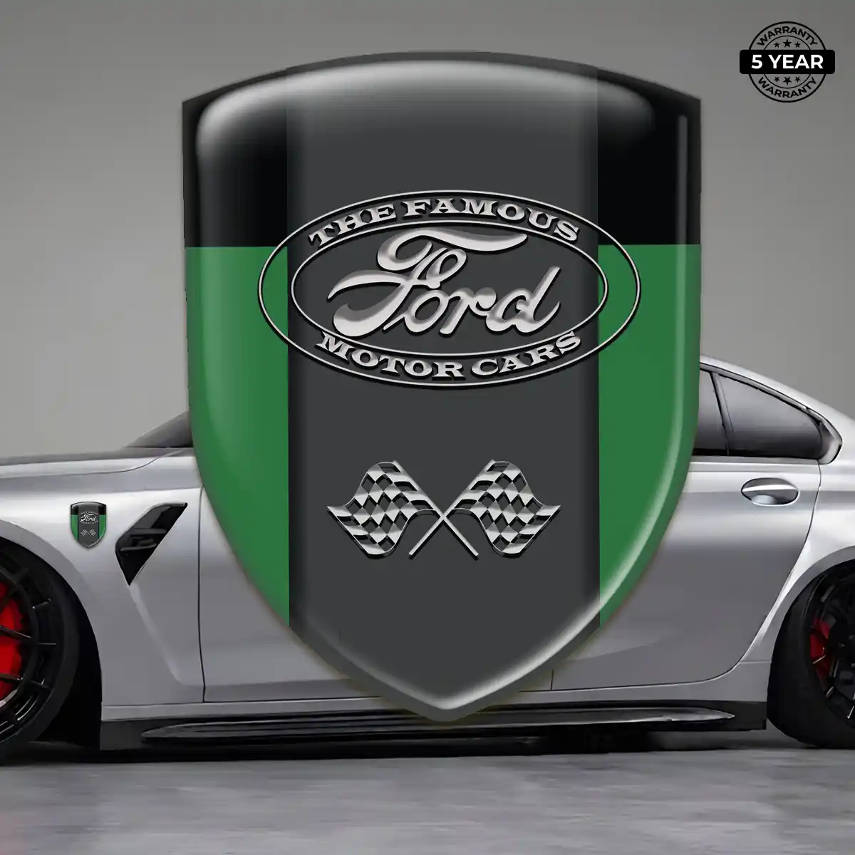 Ford Crest Emblem Sleek Style