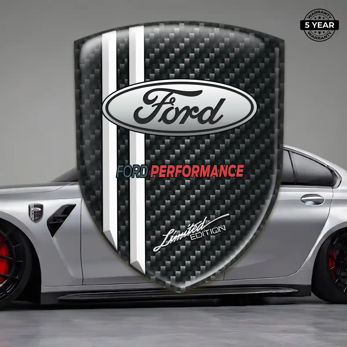 Ford Crest Logo Emblem Sleek Style