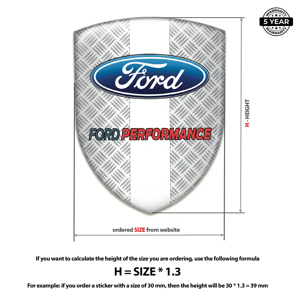Ford Domed Badge Refined Design