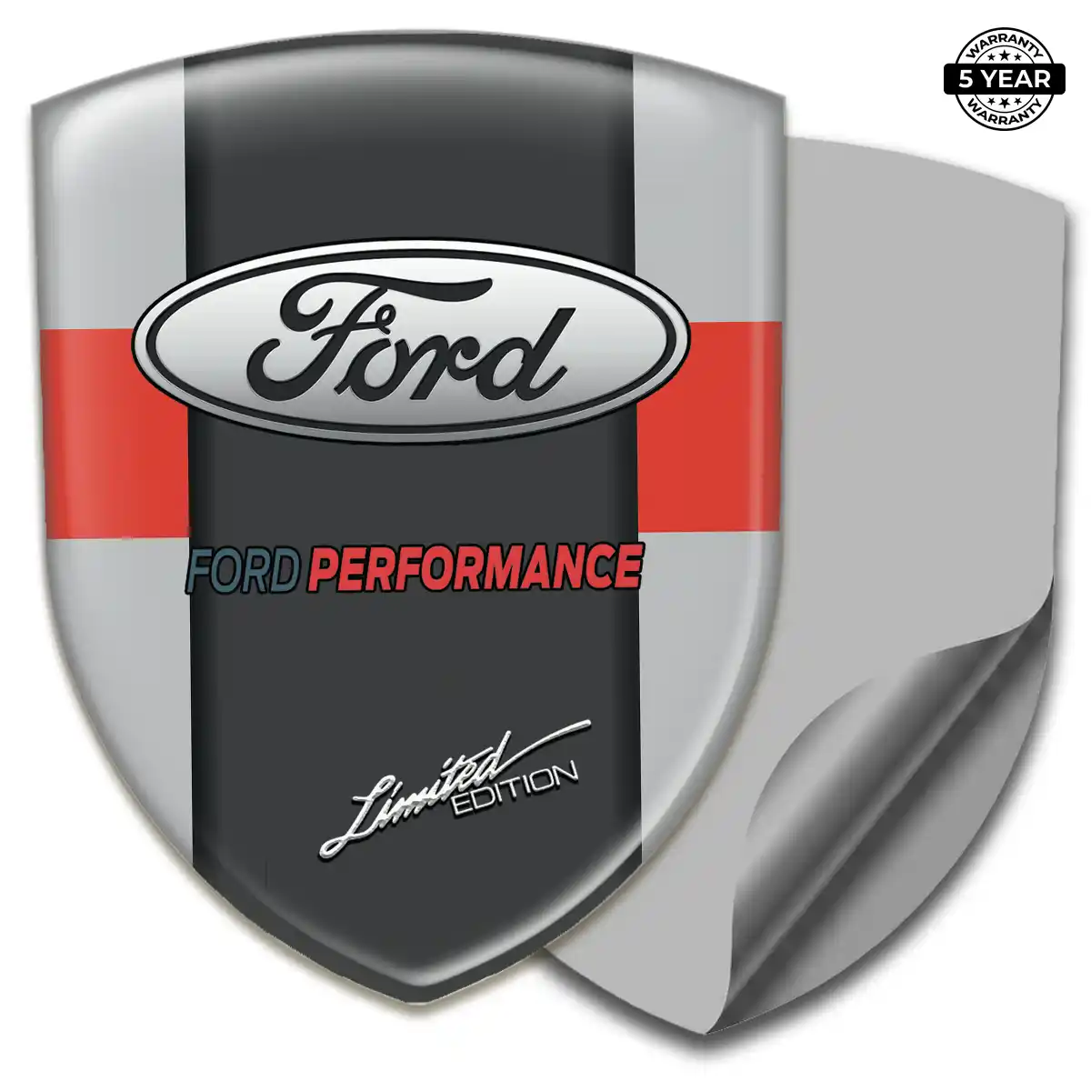 Ford Domed Car Sticker Refined Design