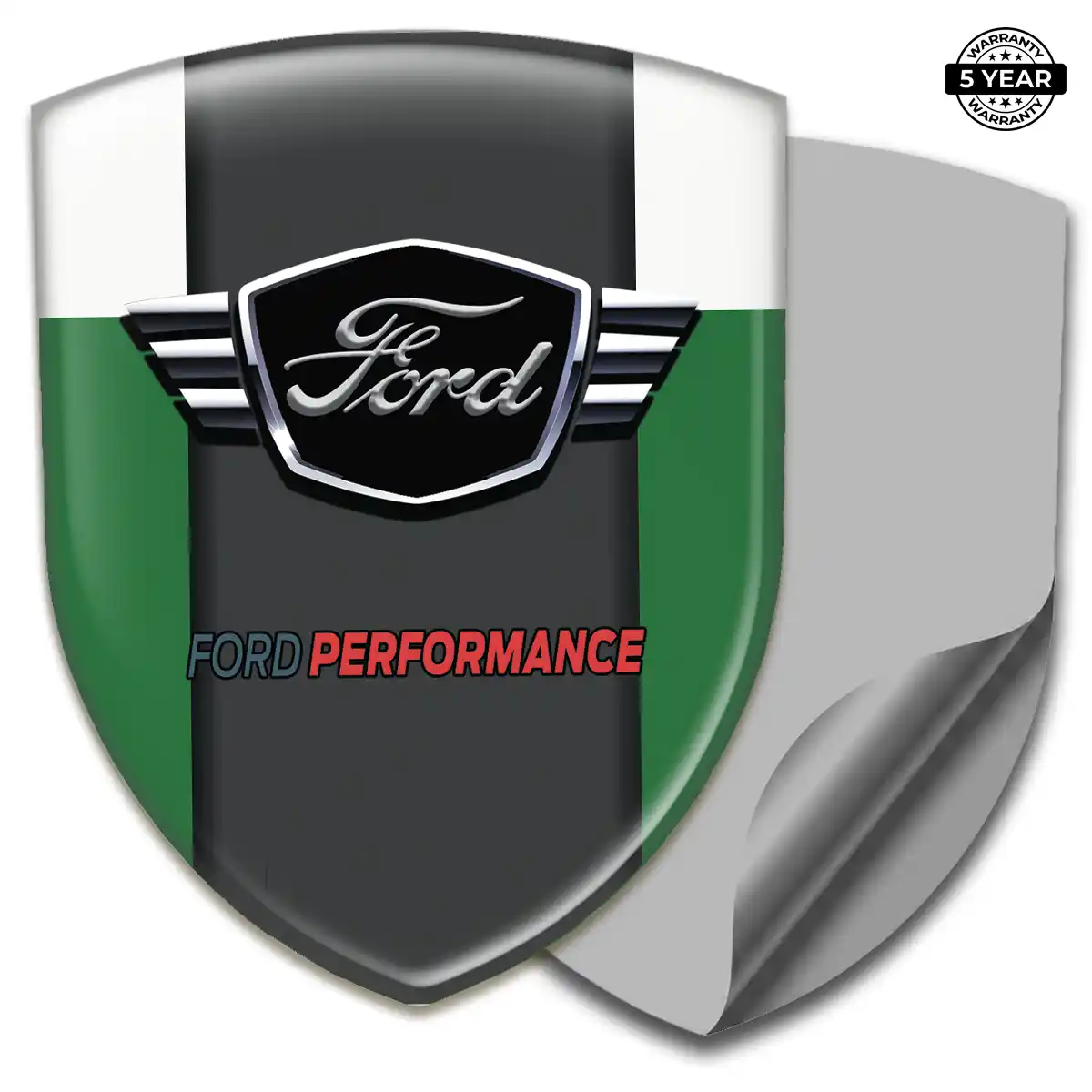 Ford Domed Decal Sleek Style