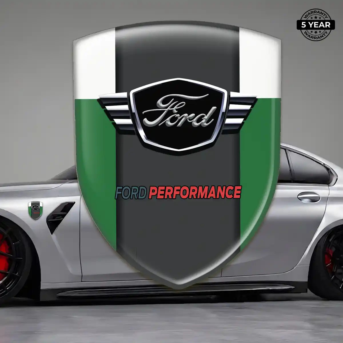 Ford Domed Decal Sleek Style