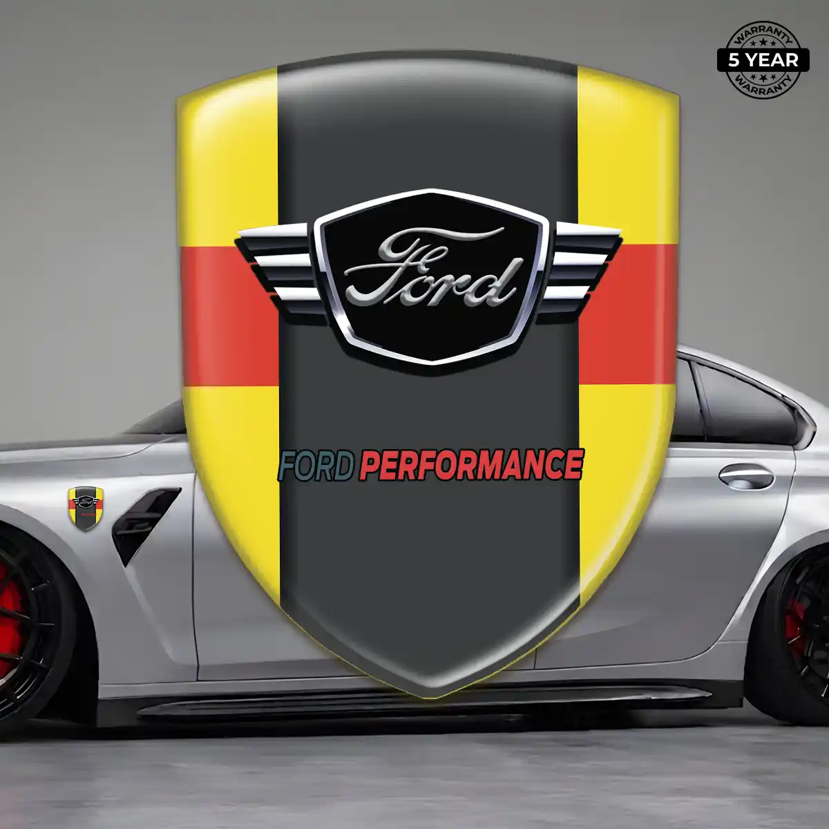 Ford Domed Emblem Sleek Style