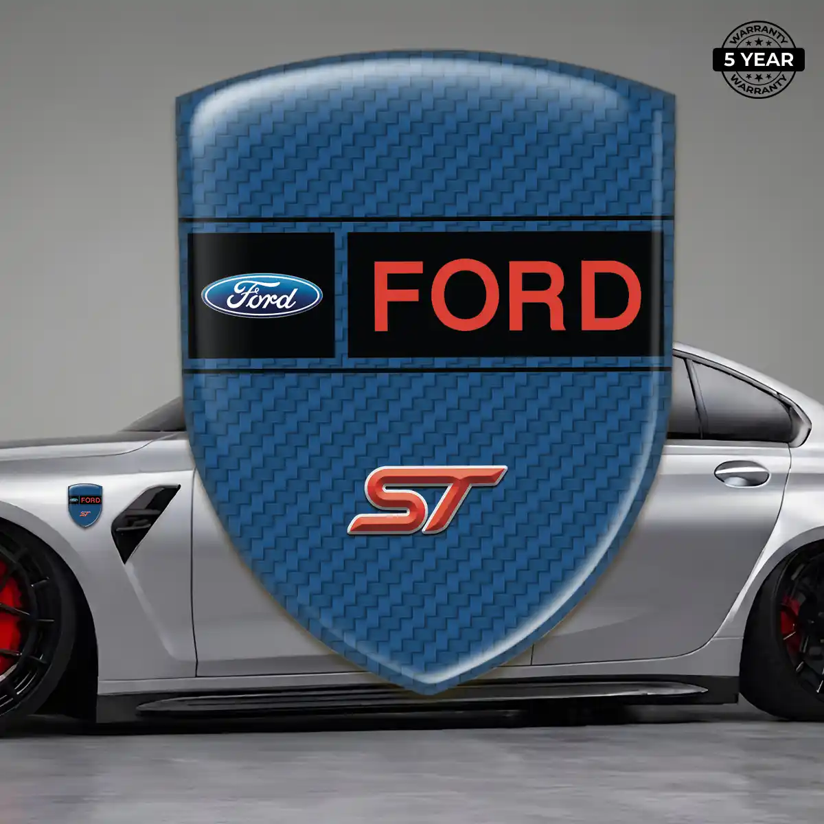 Ford Domed Logo Decal Sleek Style