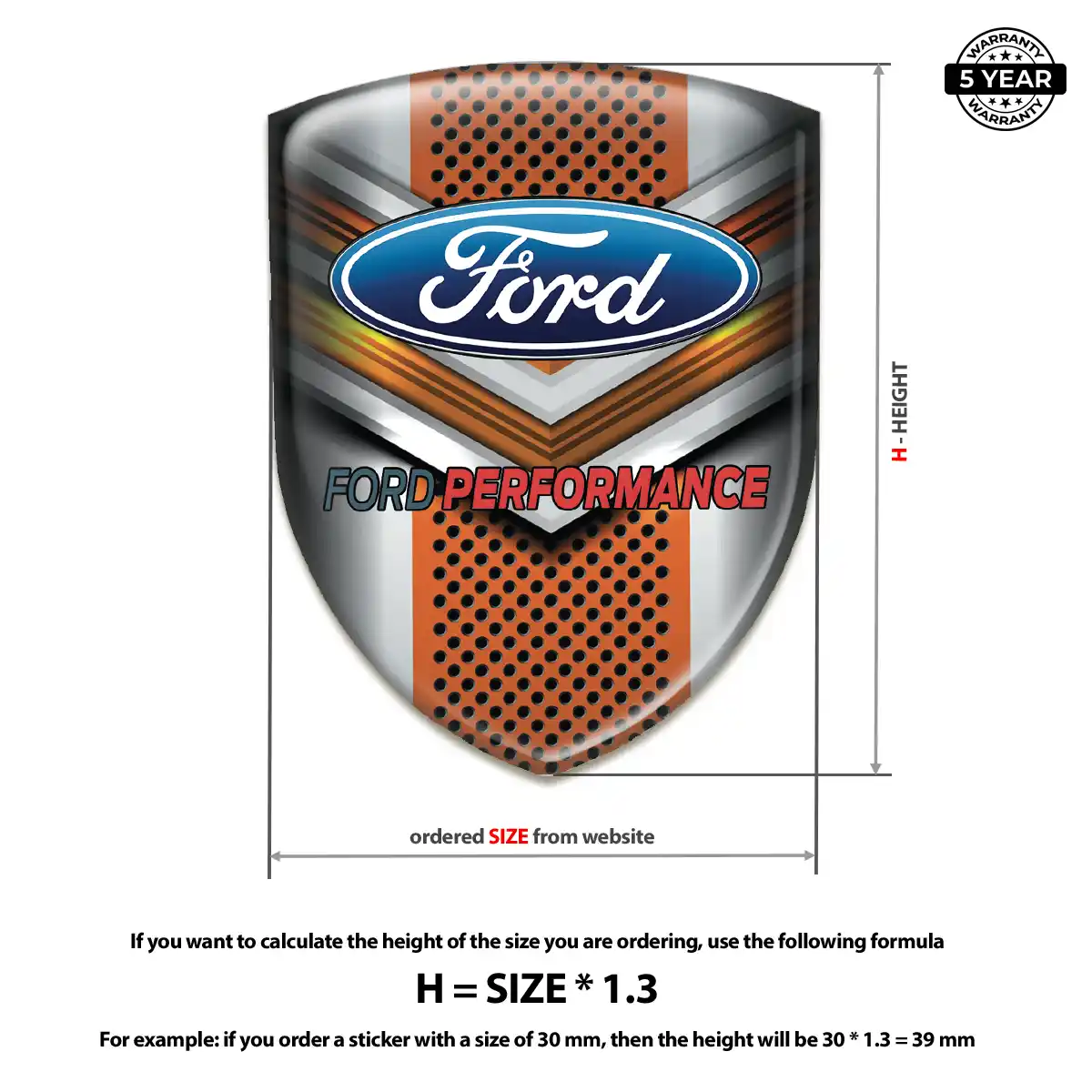 Ford Emblem Badge Logo Sleek Style