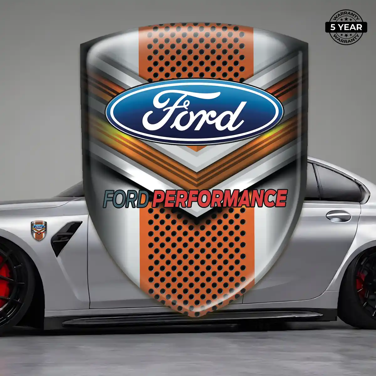 Ford Emblem Badge Logo Sleek Style