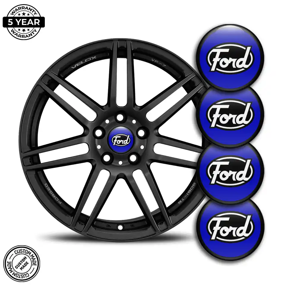 Ford Emblem Center Hub Cap Self-Adhesive Stylish Design