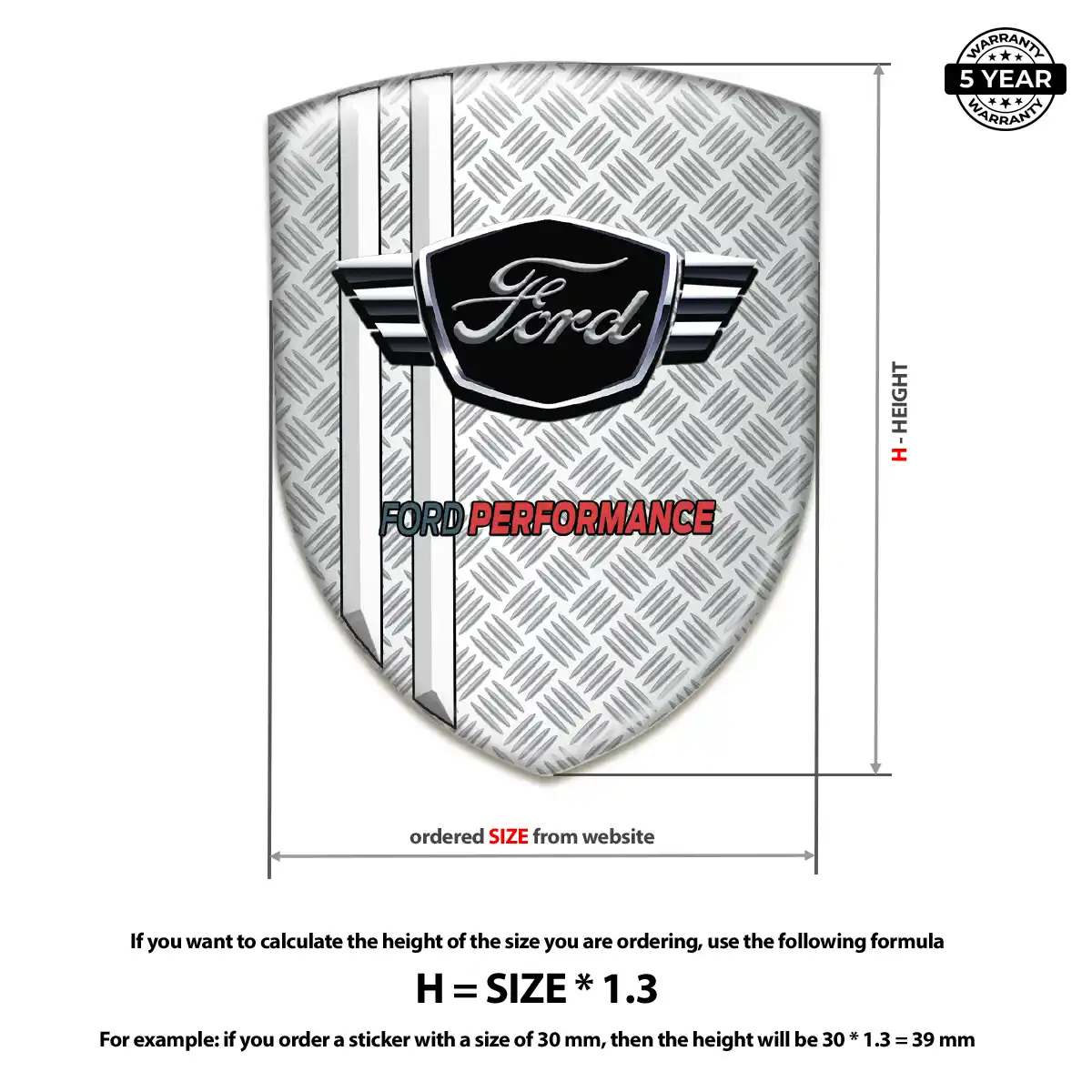 Ford Emblem Crest Refined Design