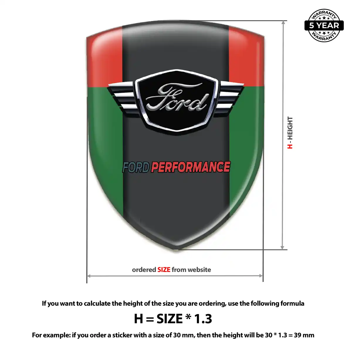 Ford Emblem Crest Sleek Style